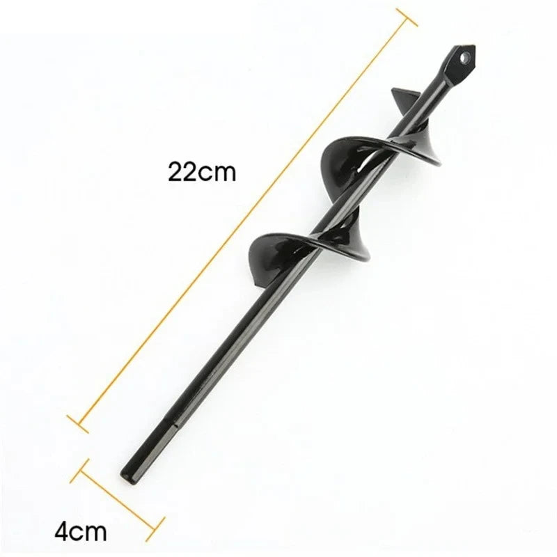 Planter Auger Spiral Drill Bit Flower Planter Earth Planting Hole Cutter Drill Bits Digger Tool Garden Plant Tools Accessories