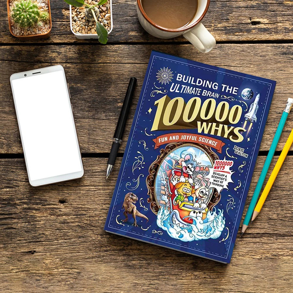 Children's Encyclopedia 100000 WHYS,Science Cartoon Book for Children Early Education STEM Learn,Extracurricular Reading for Kid