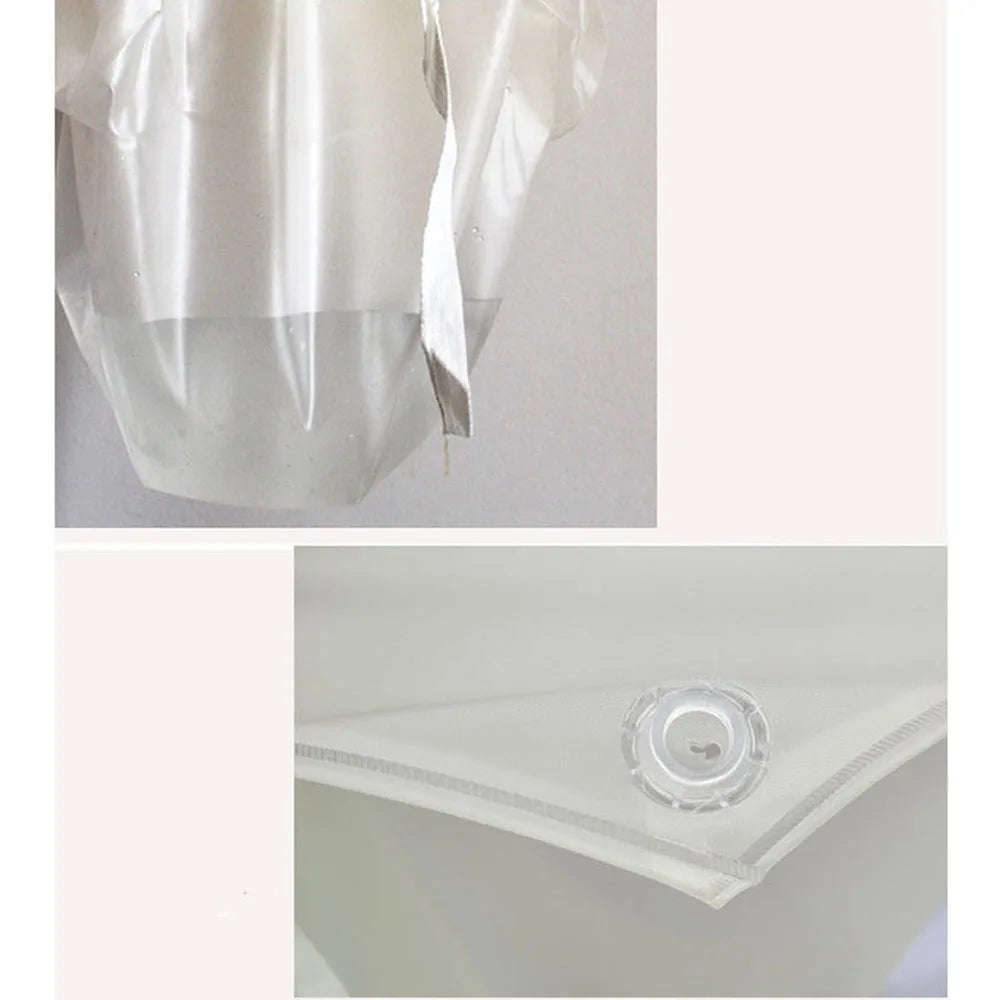 PVC Apron Waterproof Oil-proof Transparent For Kitchen Housework Restaurant Coffee Shop Butcher Farm Pasture Clean Tool 110x65cm