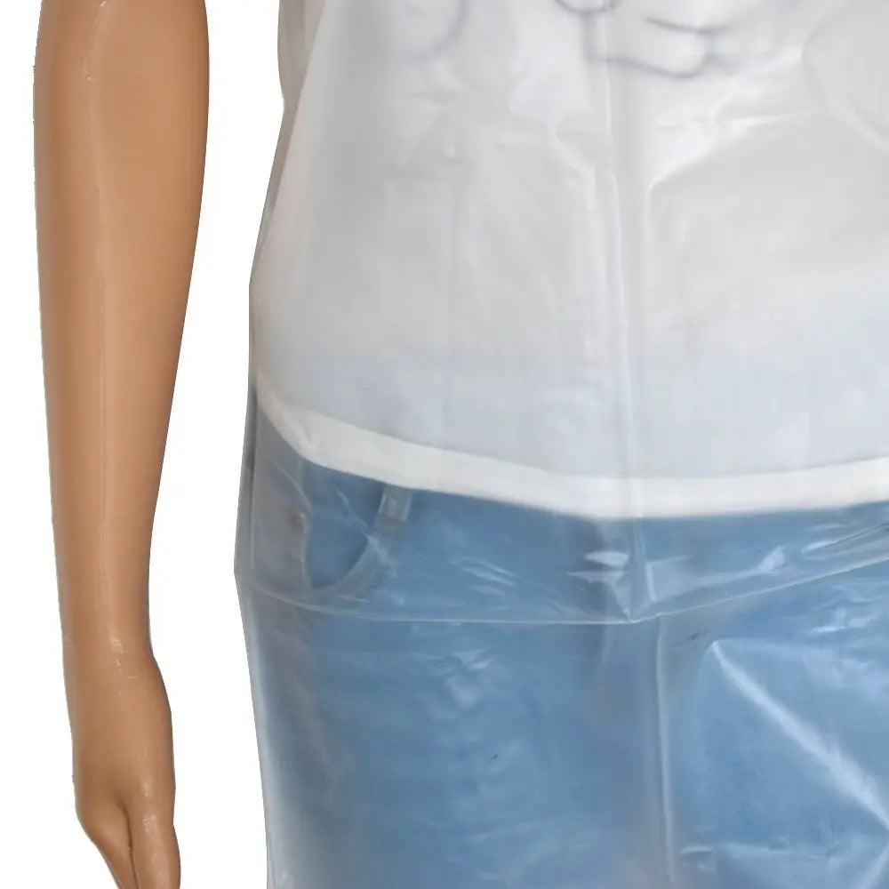 PVC Apron Waterproof Oil-proof Transparent For Kitchen Housework Restaurant Coffee Shop Butcher Farm Pasture Clean Tool 110x65cm