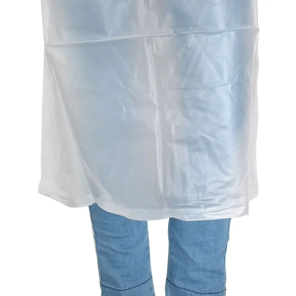 PVC Apron Waterproof Oil-proof Transparent For Kitchen Housework Restaurant Coffee Shop Butcher Farm Pasture Clean Tool 110x65cm