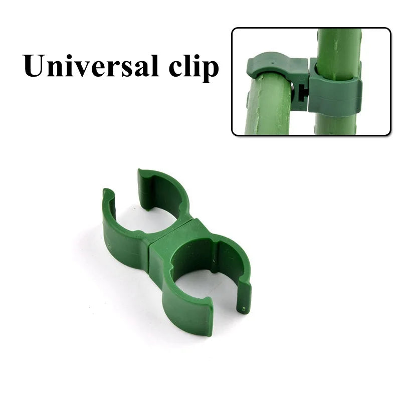 10PCS Plant Support Universal Plastic Clips Fixed Connector Pillars , 8/11/16/20mm Diameter Fastener Adjustable Accessories