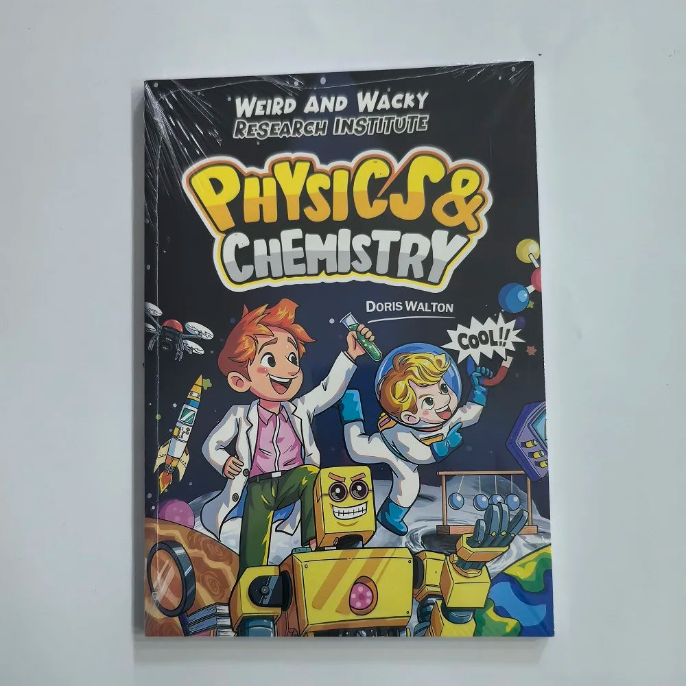 Physics Chemistry 100000 Whys: Building the Ultimate Brain for Kids English Version Fun Science Book Children's Early Education