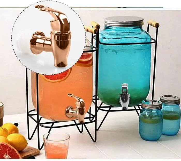 Food Grade Electroplated Plastic Beverage Faucet Cans Juice Dispenser Containers Bucket Tap Switch Valve for Home Bar Use