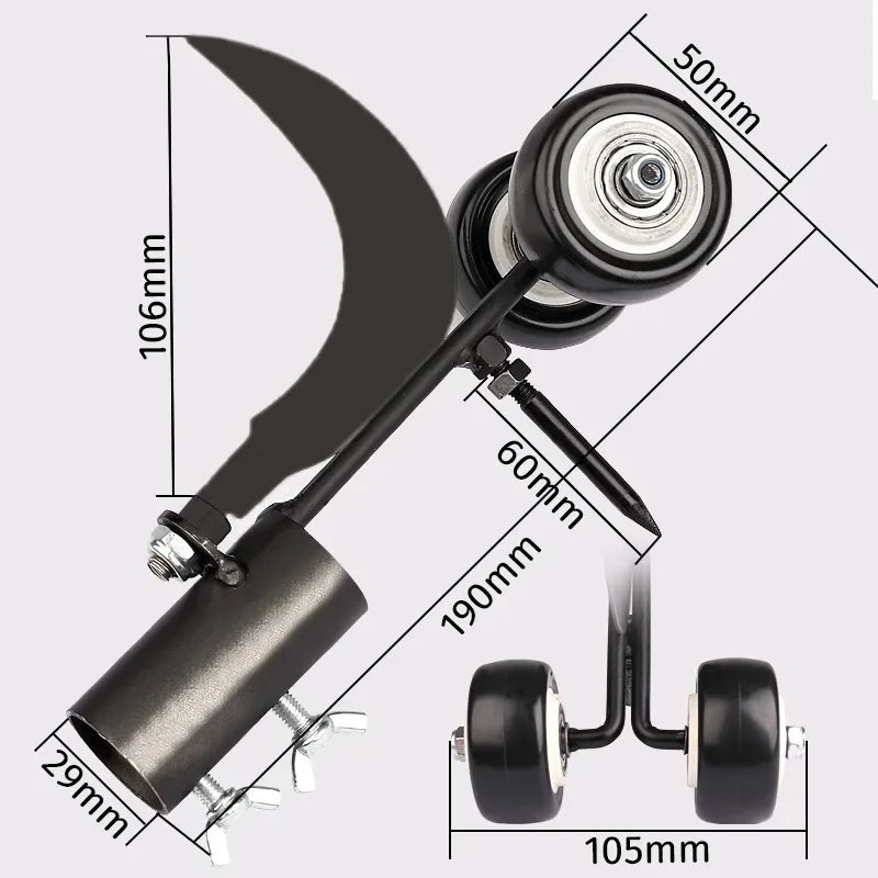Portable Gap Weeder Grass Trimmer Adjustable Length Weed Weeding Lawn Weed Remover No Need To Bend Down Gardening Mowing Tool