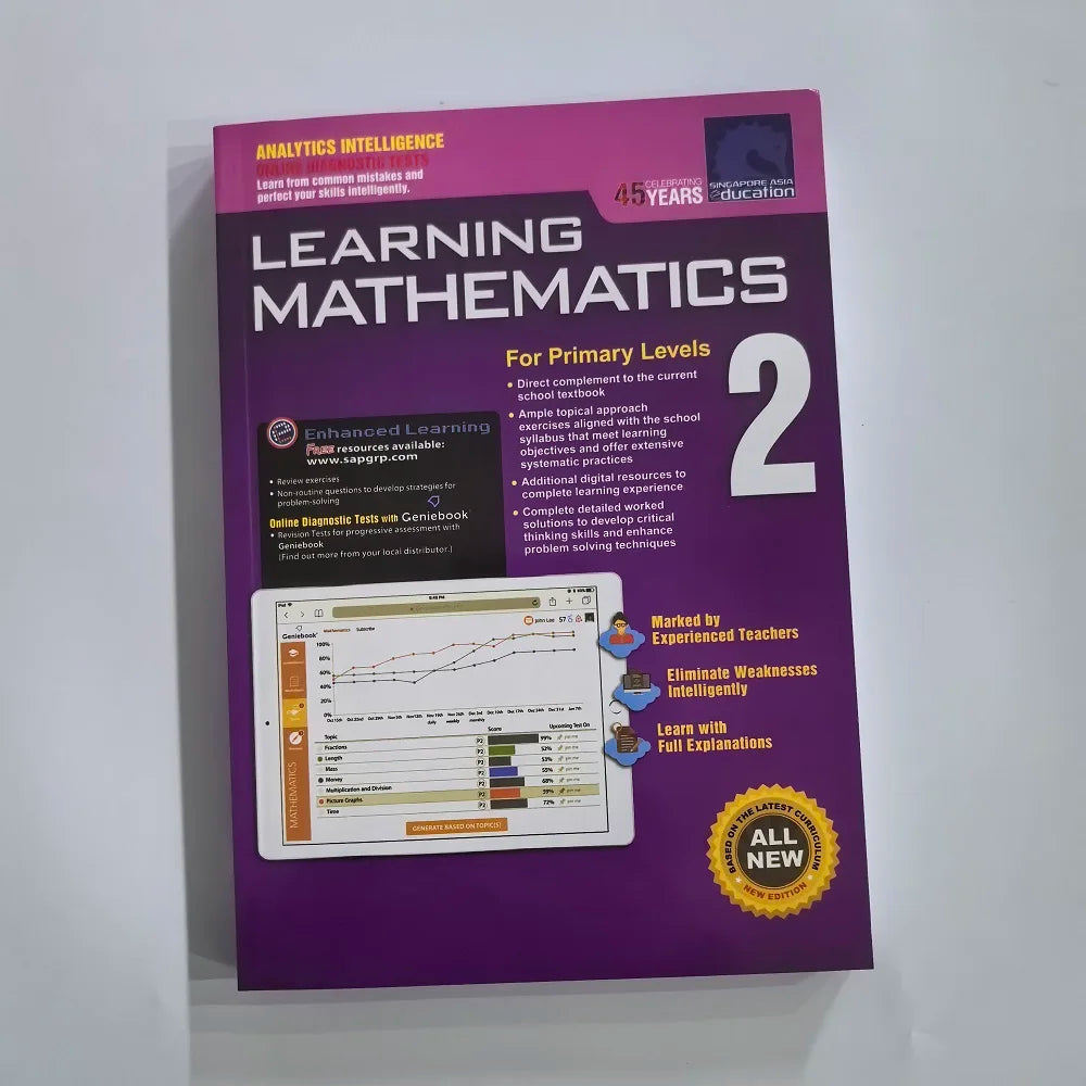 SAP Learning Mathematics Book Children Learn Math Books Singapore Primary School Mathematics Textbook