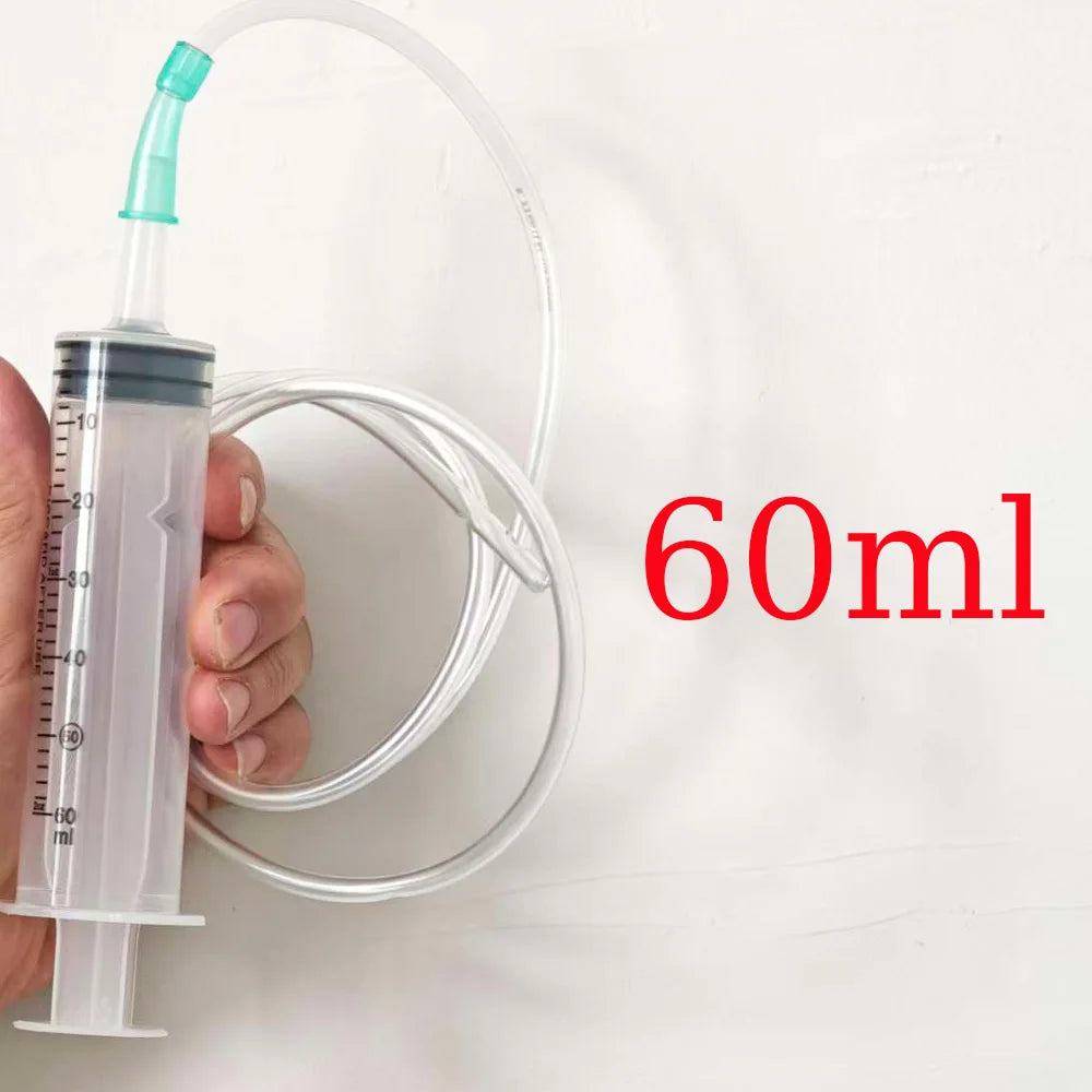 Durable Large Capacity Plastic Syringe 100Ml,150Ml,250Ml, 350ml, 550Ml,1000Ml | Car Oil Extractor Is Suitable for Laboratory Dispensing, Glue Dispensing, Watering, and Veterinary Use.