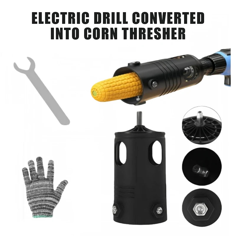 Corn Thresher Fully Automatic Corn Peeling Machine Household Electric Dry And Wet Grain Wrapping Tool Corn Peeling Machine