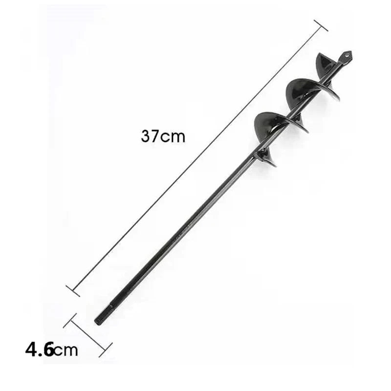 Planter Auger Spiral Drill Bit Flower Planter Earth Planting Hole Cutter Drill Bits Digger Tool Garden Plant Tools Accessories