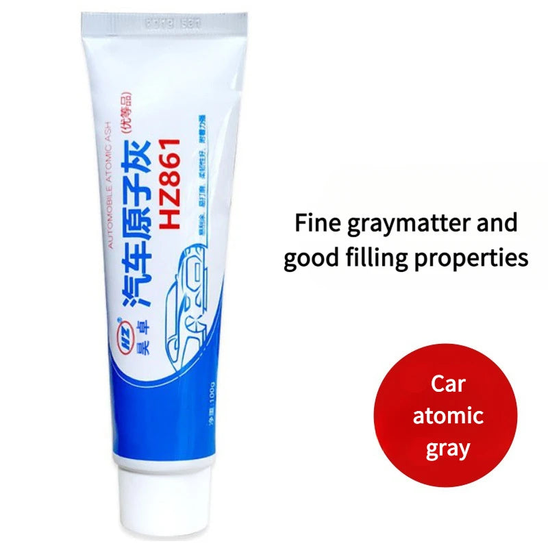 Automotive fast-drying atomic gray curing agent car putty sheet metal gray dented high-temperature resistant special car paint