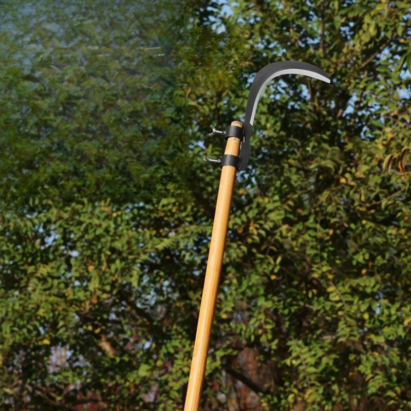 1pcs Tree Pruning Sickle - High-Altitude Branch Cutter for Agricultural Grass Cutting & Tree Trimming
