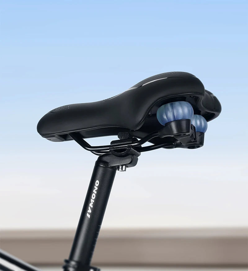 WEST BIKING MTB Bike Bicycle Saddle Rail Hollow Breathable Absorption Rainproof Soft Comfortable Sponge Casual Road Cycling Seat