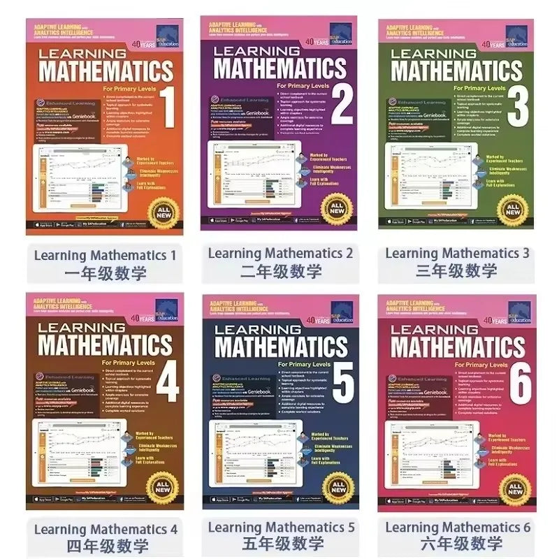 SAP Learning Mathematics Book Children Learn Math Books Singapore Primary School Mathematics Textbook