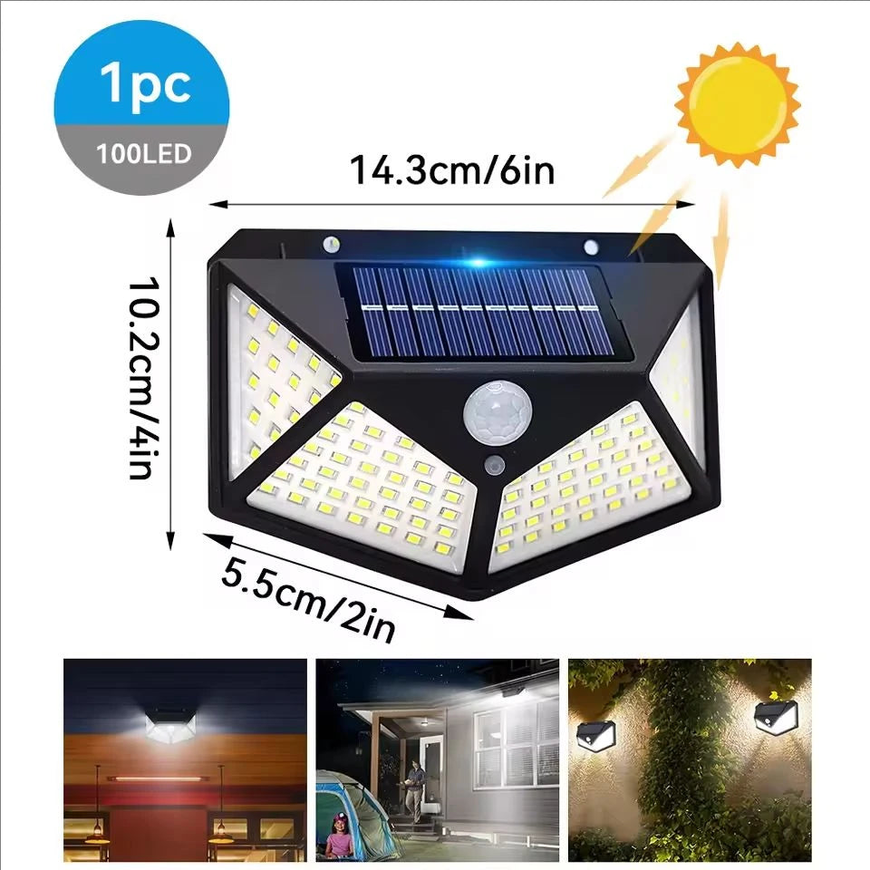 Multifunctional Solar Lamp Outdoor Garden Decoration Solar Led Light Waterproof Sunlight Powered Spotlight with Motion Sensor