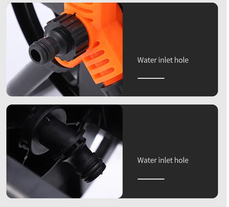DIY Hose Reel Portable Water Pipe Storage Rack Single Arm Pipe Coiler Garden Supplies