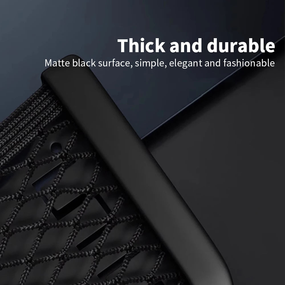 Car Organizer Mesh Storage Bag Net Pocket Mobile Phone Holder Multi Function Car Storage Net for RV Truck SUV Car Accessories