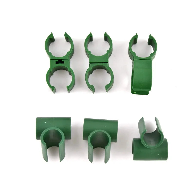 10PCS Plant Support Universal Plastic Clips Fixed Connector Pillars , 8/11/16/20mm Diameter Fastener Adjustable Accessories