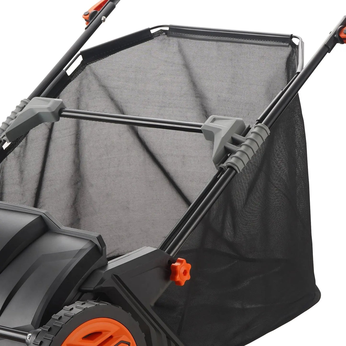 Push Lawn Sweeper 21 inch Heavy-Duty Thickened Steel Leaf And Grass Collector with Large 3.5 Cu Large Capacity for Easy Cleaning