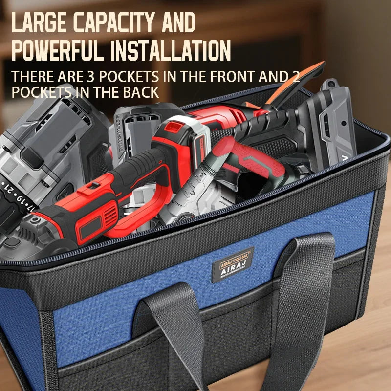 AIRAJ Multifunctional Tool Bag Electric tool storage bag for electricians Waterproof Wear-Resistant Large Capacity Hand Bag