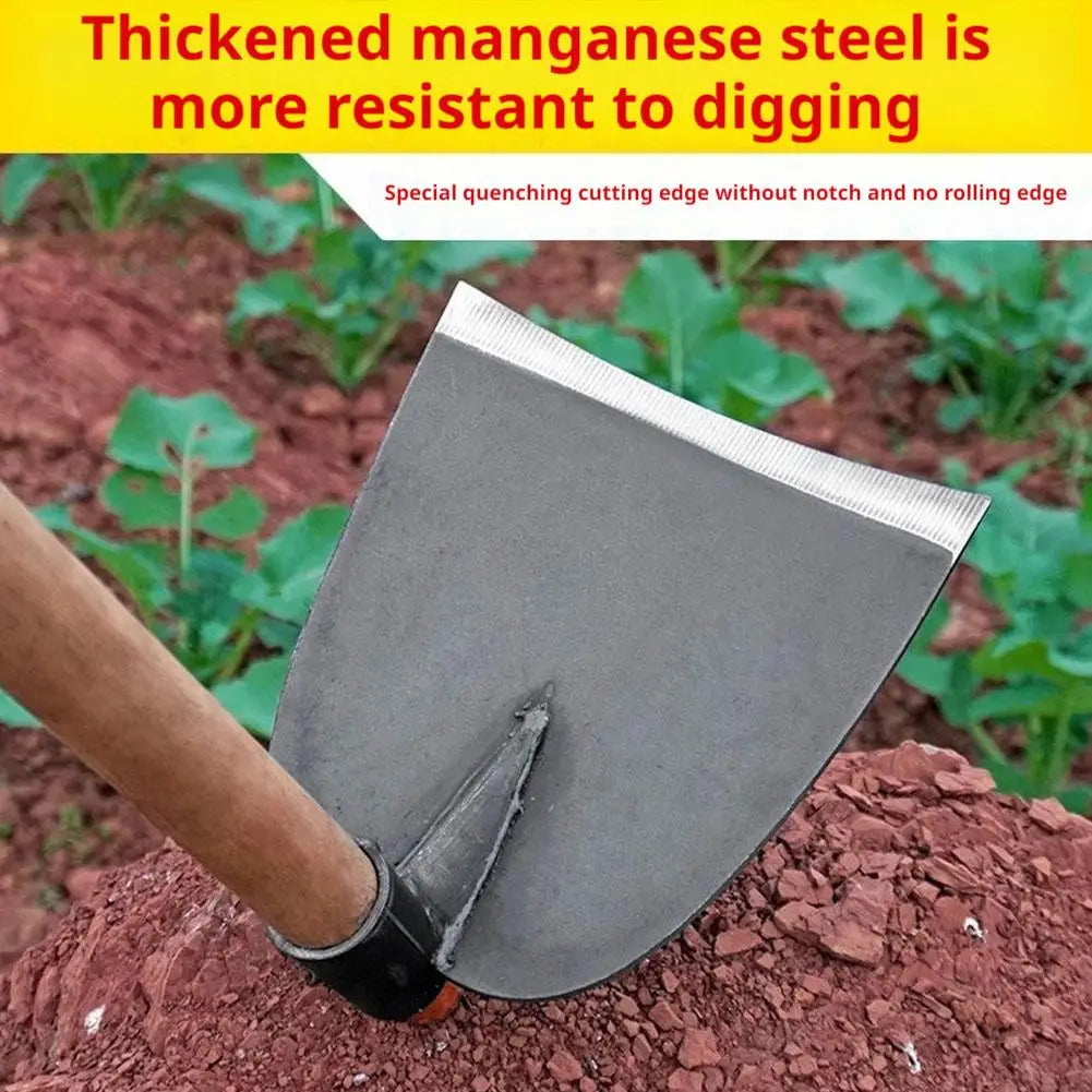 Thick Steel Weeding Hoe Outdoor Household Fast Weeding Soil Turning Flower Vegetables Planting Agricultural Gardening Tools