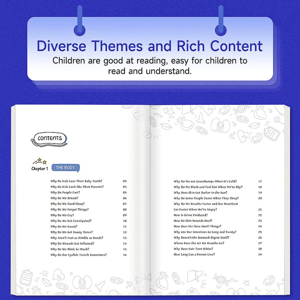 Children's Encyclopedia 100000 WHYS,Science Cartoon Book for Children Early Education STEM Learn,Extracurricular Reading for Kid