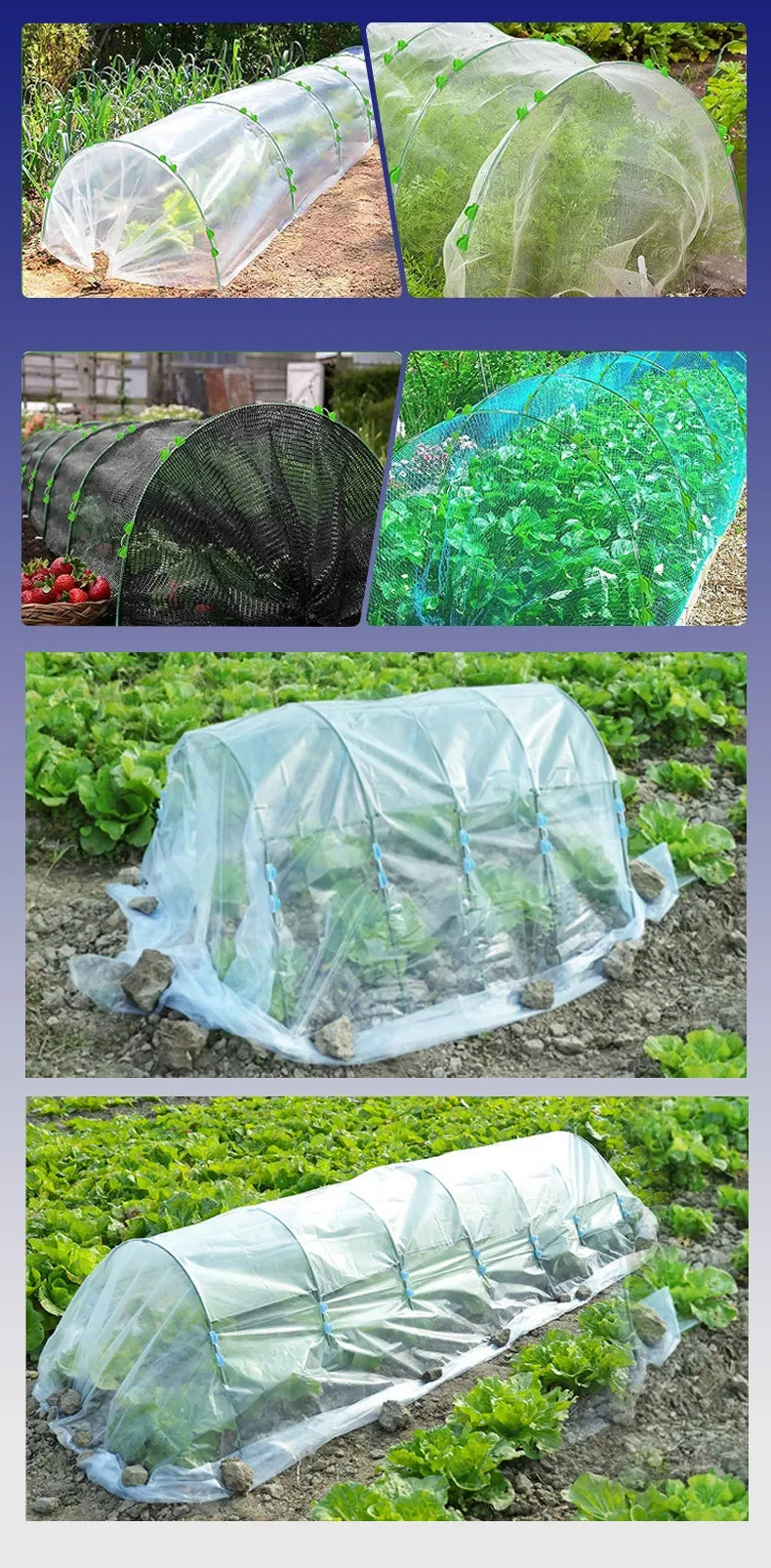 Gardening Small Arch Shed Support Frame Vegetable Garden Greenhouse Fiberglass Support Rod