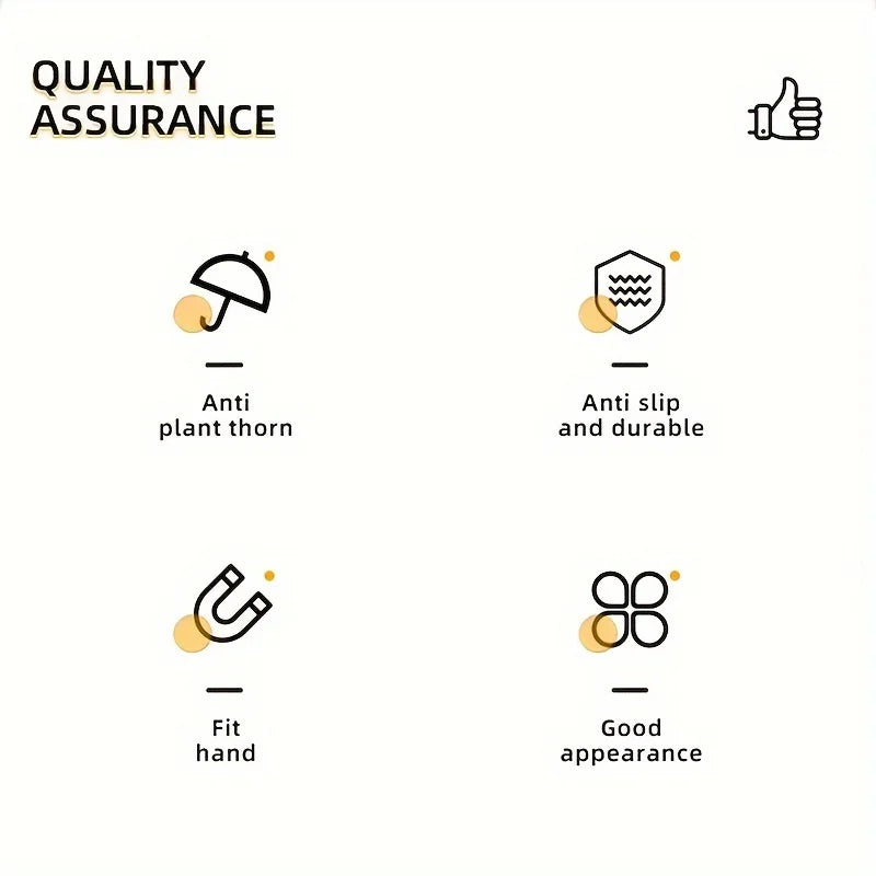 Long Style Gardening Gloves Thorn Proof Gloves Canvas Rose Pruning Garden Gloves with Touch Screen Breathable Work Gloves