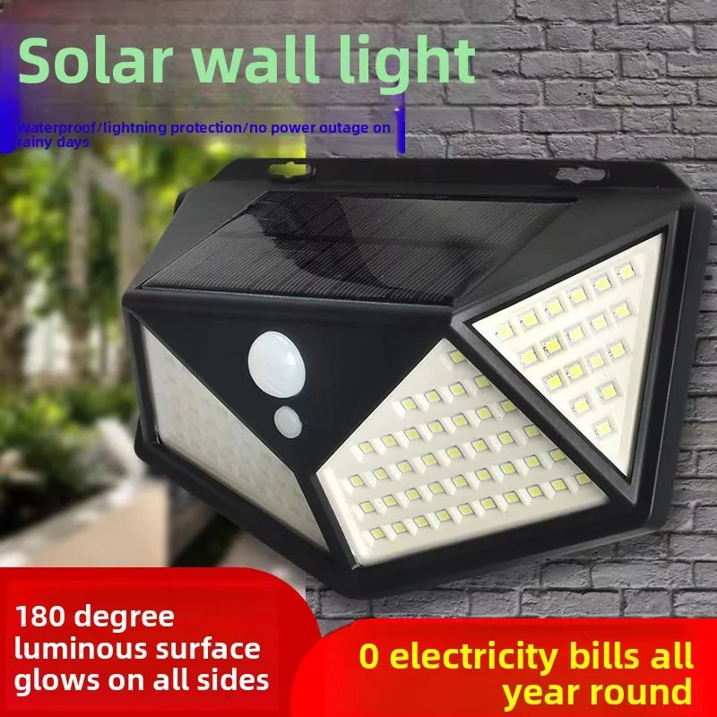 Multifunctional Solar Lamp Outdoor Garden Decoration Solar Led Light Waterproof Sunlight Powered Spotlight with Motion Sensor