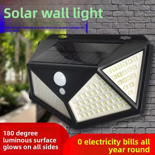 Multifunctional Solar Lamp Outdoor Garden Decoration Solar Led Light Waterproof Sunlight Powered Spotlight with Motion Sensor