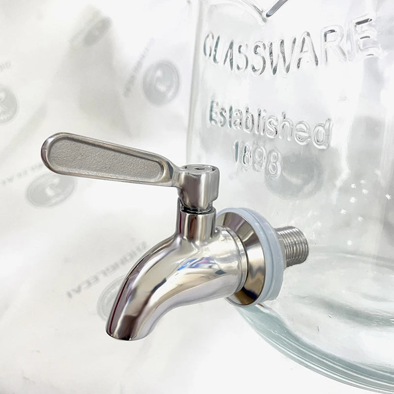 304 Stainless Steel Wine Barrel Replacement Faucet, Beverage Juice Water Barrel Faucet, Glass Wine Jar Faucet, Coffee Spigot