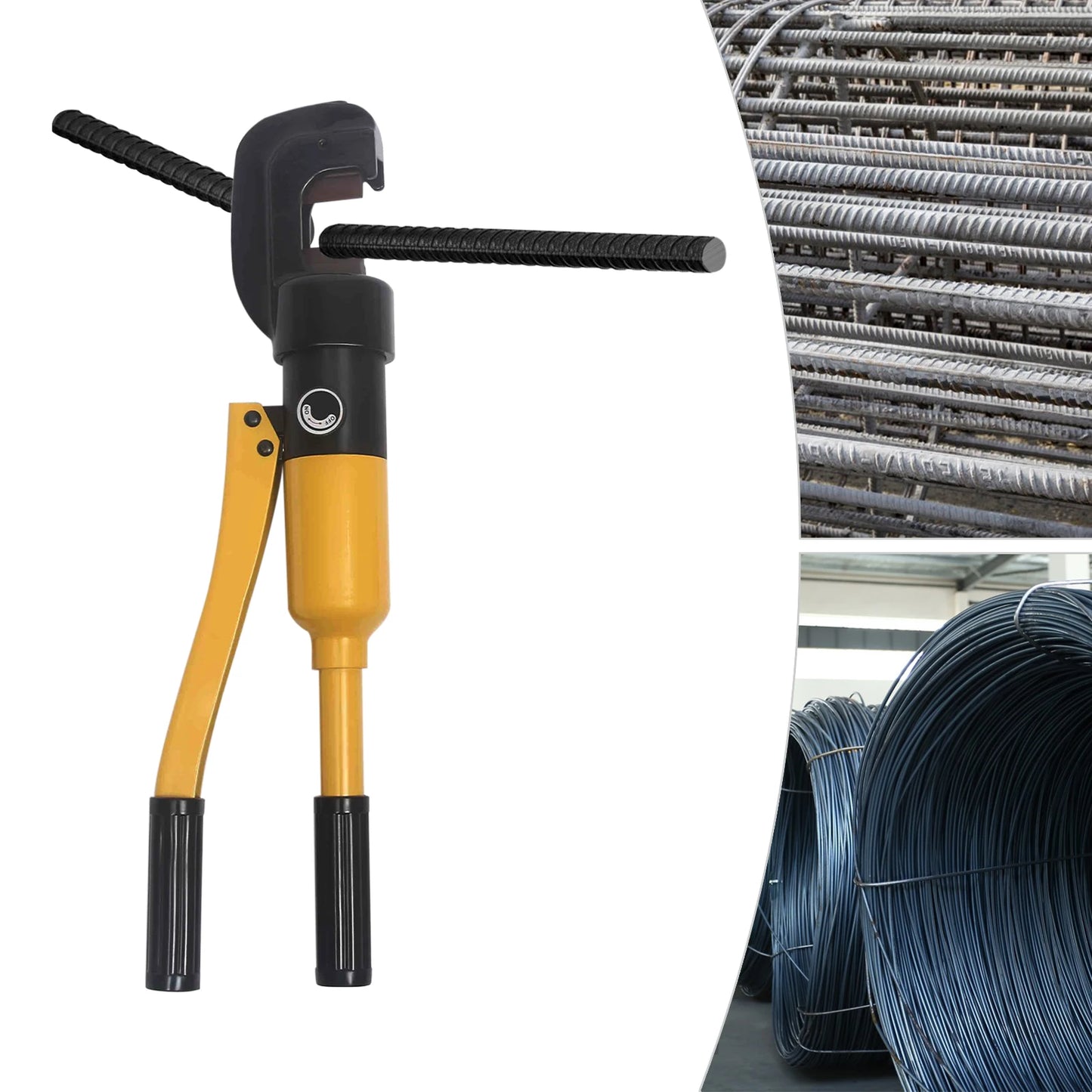 Hydraulic Hand Cutter Bolt Cutter 8T Manual 4-16mm Cutter Metal Cutting Tool Portable Toolbox Rebar Fences Chains