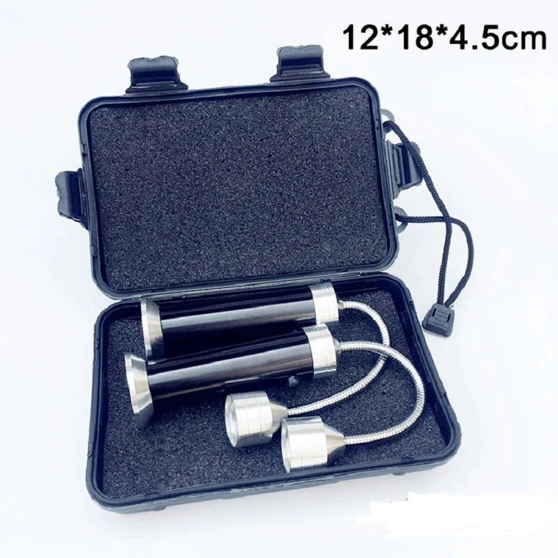 Double Head Grill Lights Heat Resistant Multifunctional Night Fishing LED Lamp For BBQ Super-Bright Flexible Portable Rotatable