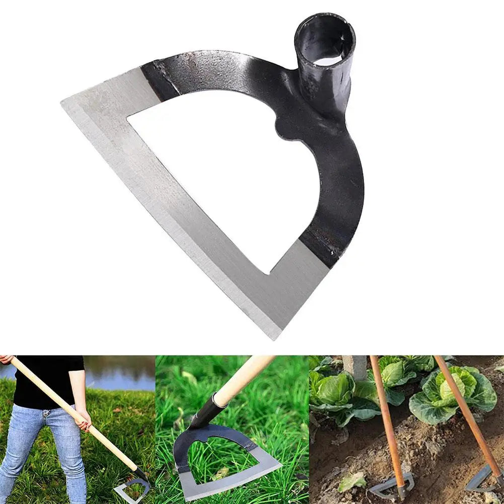 14-26CM Professional Weeding Hoe Handheld Hollow Hoe Thickened Manganese Steel Agricultural Weeding Hoe Planting Vegetable Garde
