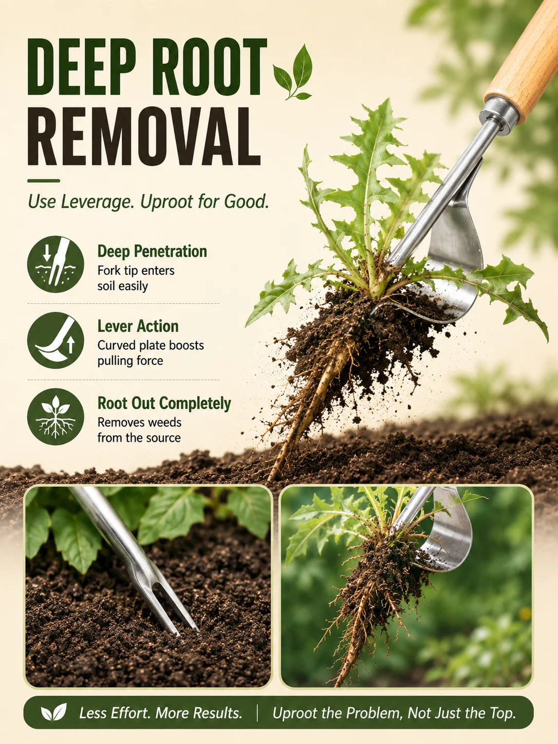 Manual Weed Remover, Stainless Steel Spatula Weed Puller, Garden Crack Weeder for Yard Patio Hoe Gardening Tool
