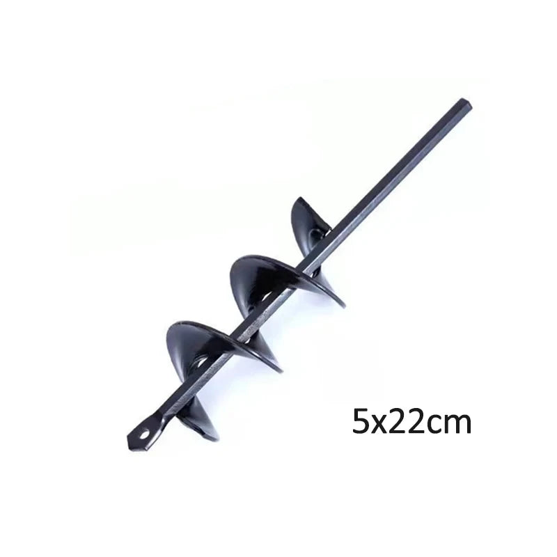 Planter Auger Spiral Drill Bit Flower Planter Earth Planting Hole Cutter Drill Bits Digger Tool Garden Plant Tools Accessories