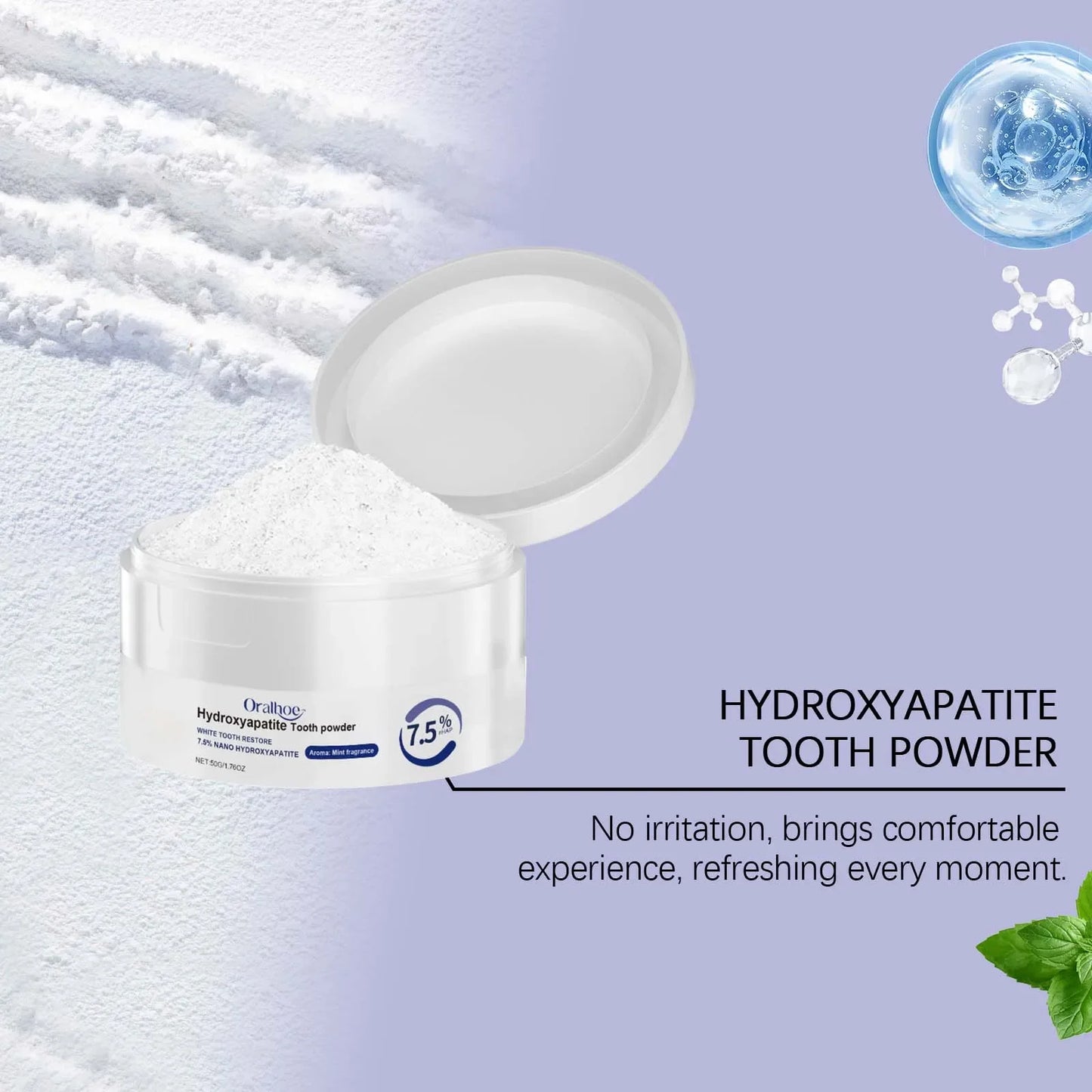 bucco-dentaires issante pour les dents Blanchiment naturel des dents Nettoyage en profondeur Souffle frais quotidien