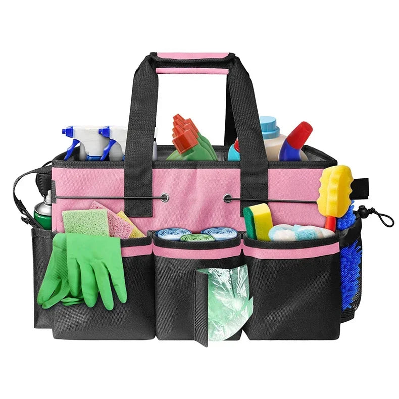 Multifunctional Tool Bag Cleaning Tools Storage Bag Waterproof and Wear-Resistant Large Capacity Oxford Cloth Storage Bags