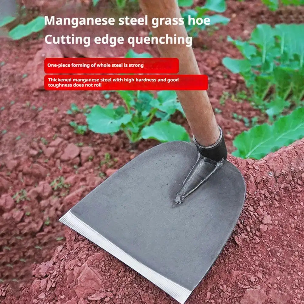 Thick Steel Weeding Hoe Outdoor Household Fast Weeding Soil Turning Flower Vegetables Planting Agricultural Gardening Tools