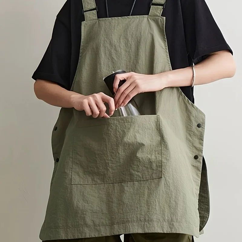 Waterproof Outdoor Barber, Coffee Shop, Catering Workwear Apron, Unisex Household Kitchen Workwear