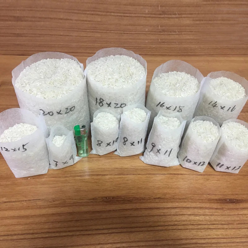 100Pcs Plant Grow Bags Nursery Bags Seeds To Sow Flower Pots Biodegradable Non-woven Fabric For Home Garden Accessories Tools