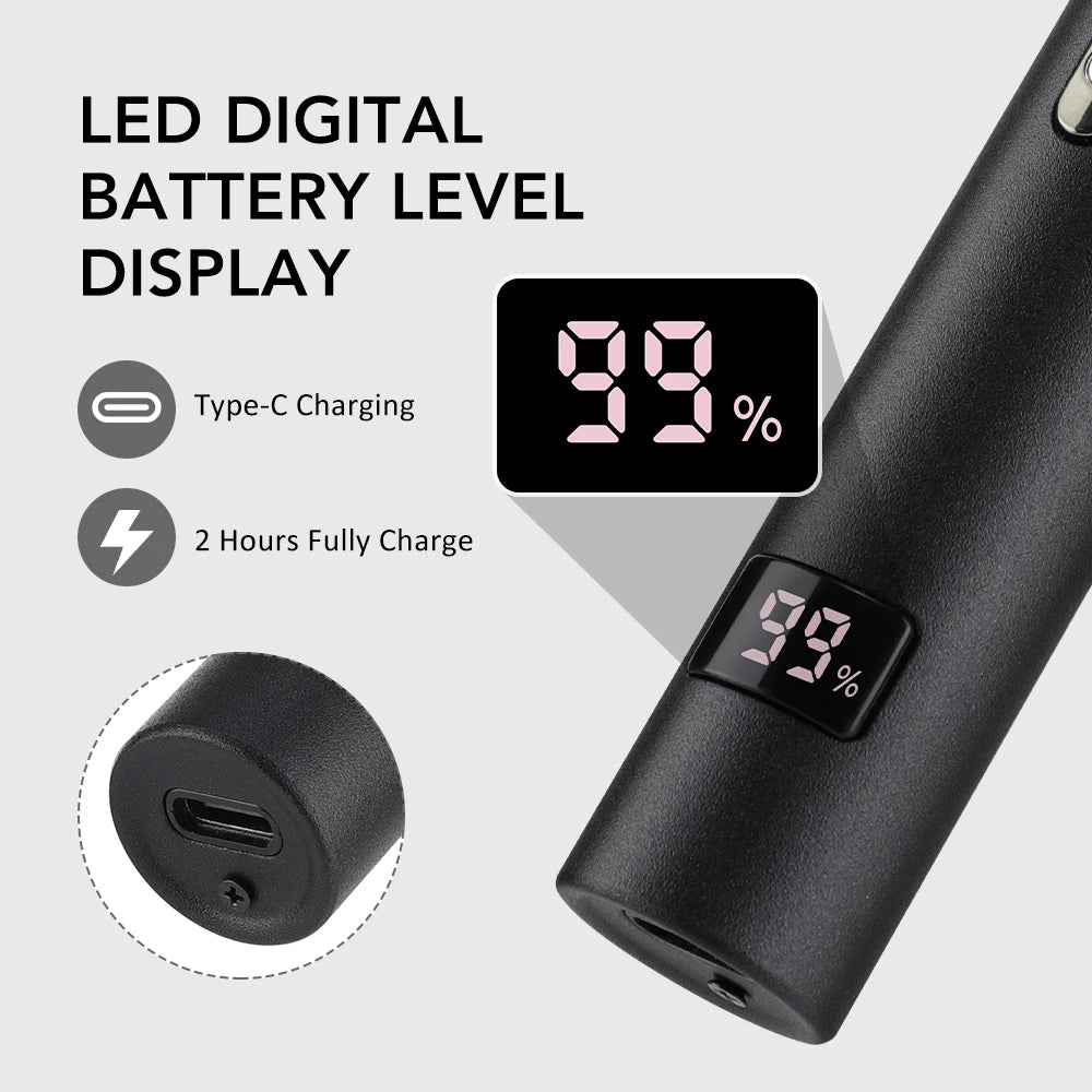 3 in 1 Mini Pocket Nose Hair Trimmer Painless Clipper Nose Ears Hair Eyebrow Waterproof Portable Trimmer For Men Women
