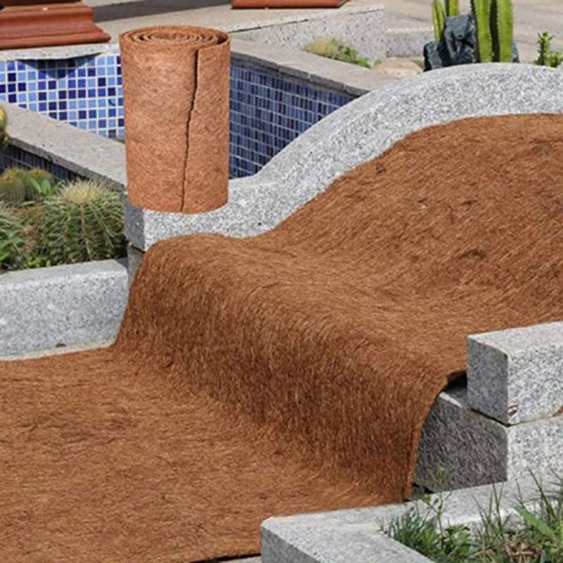 Coconut Liner Sheet Coco Plant Fiber Roll Natural Carpet Mat Reptile Bedding Supplies Winter Insulation Flowerpot Basket Supply
