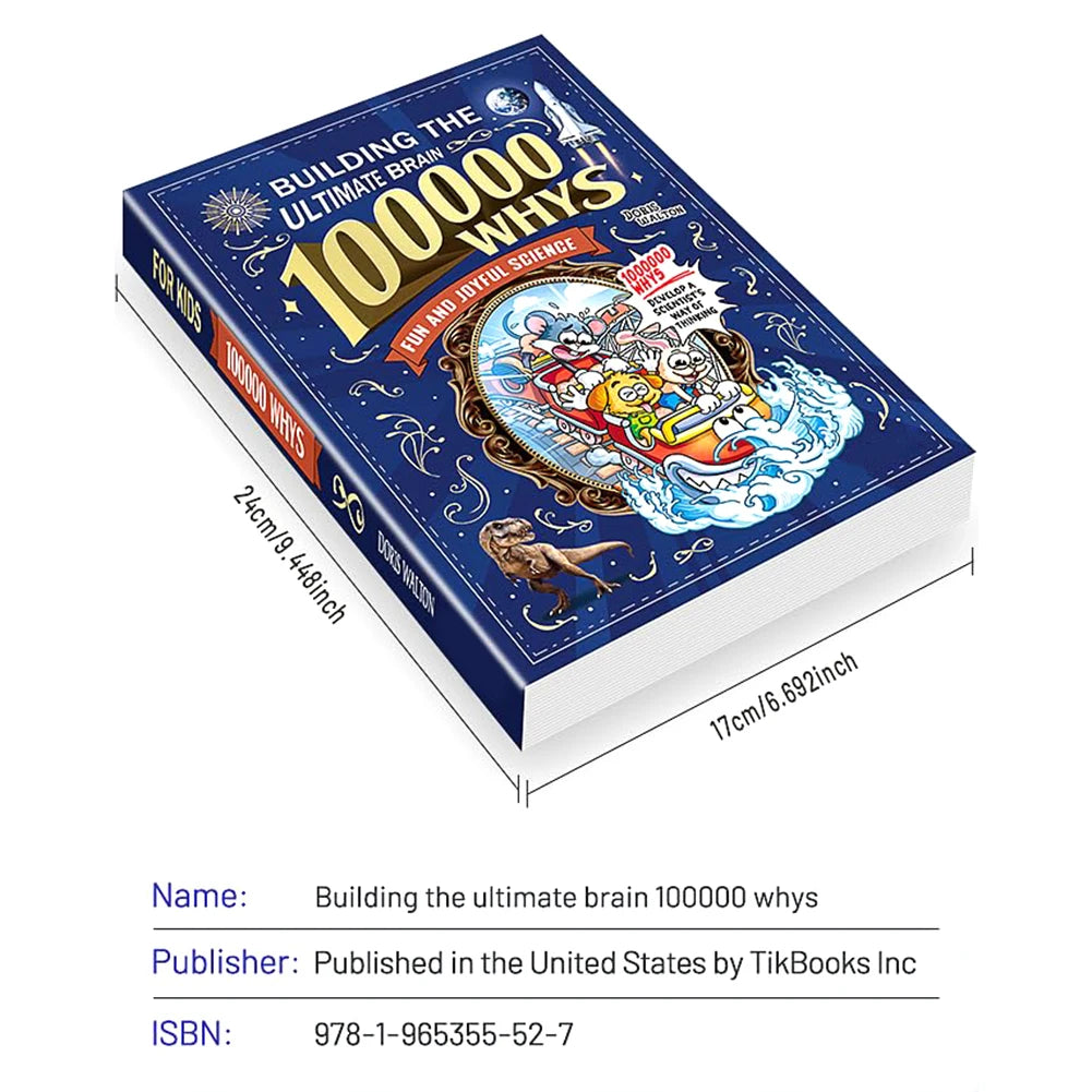 Children's Encyclopedia 100000 WHYS,Science Cartoon Book for Children Early Education STEM Learn,Extracurricular Reading for Kid