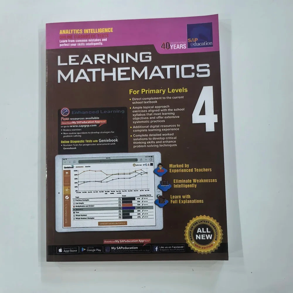 SAP Learning Mathematics Book Children Learn Math Books Singapore Primary School Mathematics Textbook