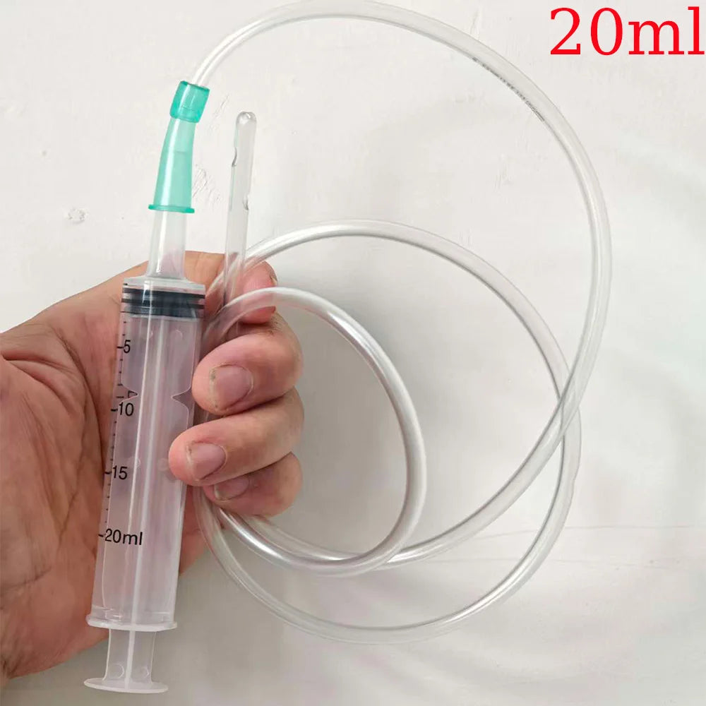 Durable Large Capacity Plastic Syringe 100Ml,150Ml,250Ml, 350ml, 550Ml,1000Ml | Car Oil Extractor Is Suitable for Laboratory Dispensing, Glue Dispensing, Watering, and Veterinary Use.