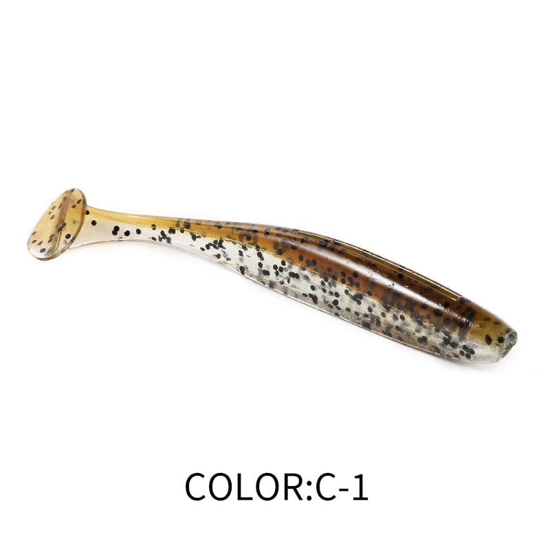 2021 Supercontinent Shiner 50mm 75mm 100mm Fishing Lures Soft Artificial Bait Easy for Hooking Up Big Pike