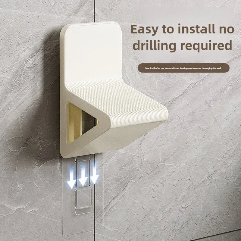 Perforation-free Bathroom, Easy-to-place Footstool, Tools for Cleaning The Body, and Bath Accessories for Foot Massage