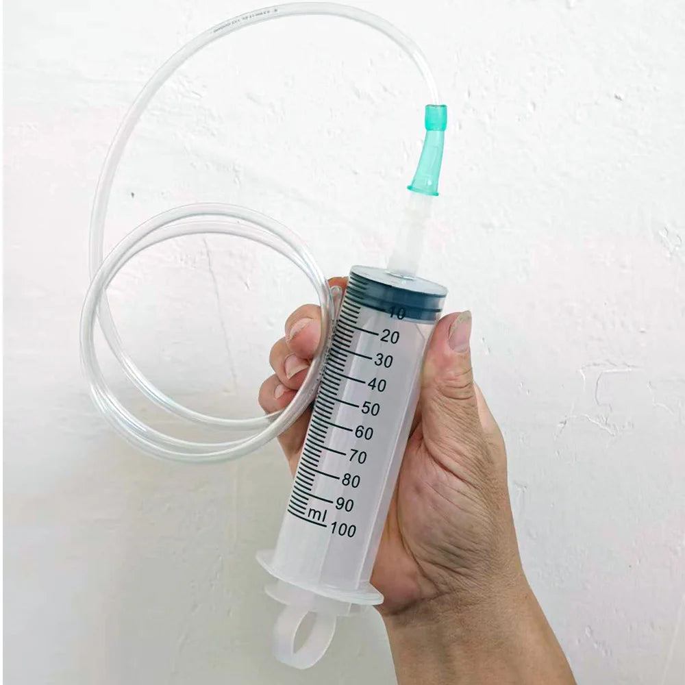 Durable Large Capacity Plastic Syringe 100Ml,150Ml,250Ml, 350ml, 550Ml,1000Ml | Car Oil Extractor Is Suitable for Laboratory Dispensing, Glue Dispensing, Watering, and Veterinary Use.