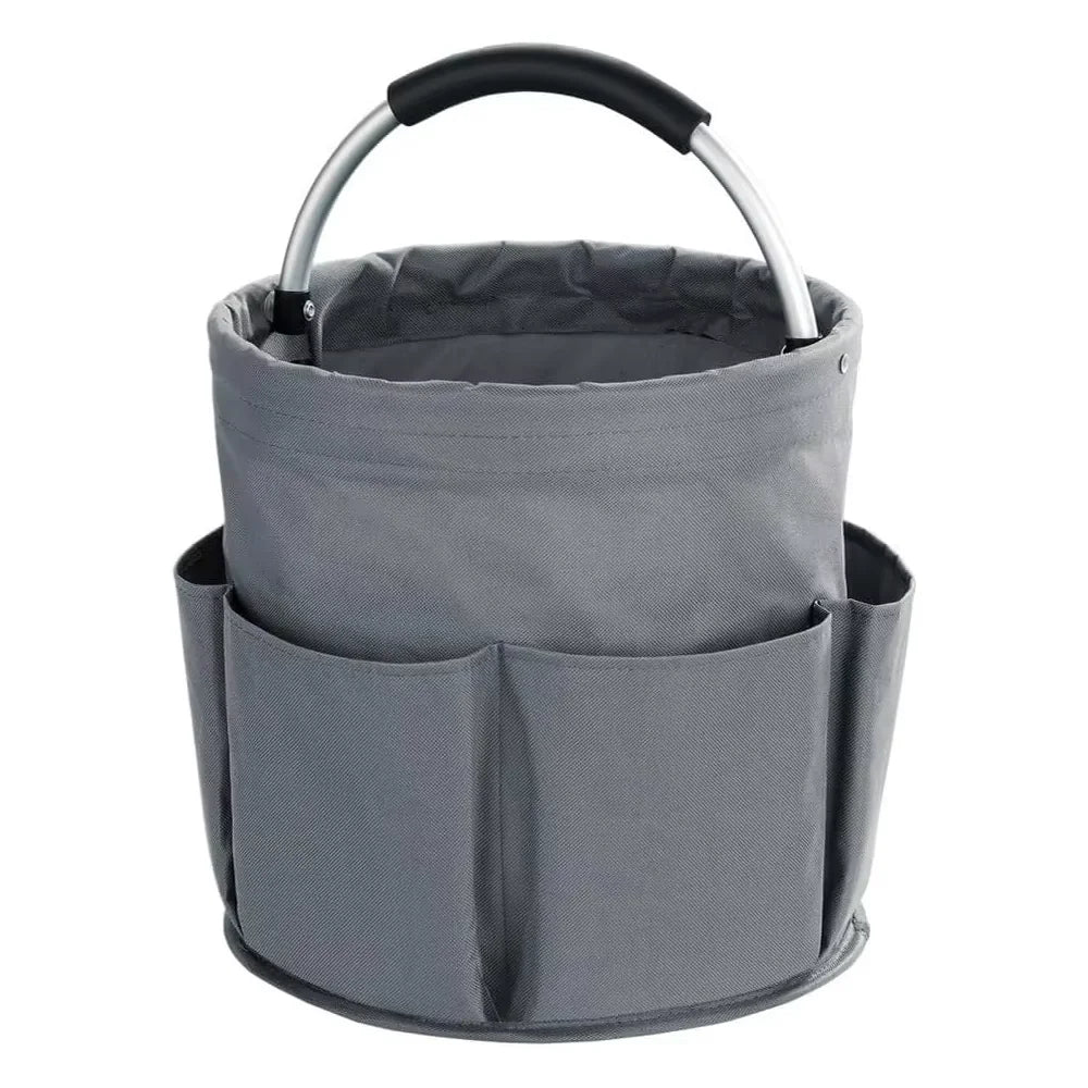 17L Large Storage Organiser Bag Folding Basket Picnic Tote Outdoor Cleaning Caddy with Handle Tool Bag Cleaning Supplies