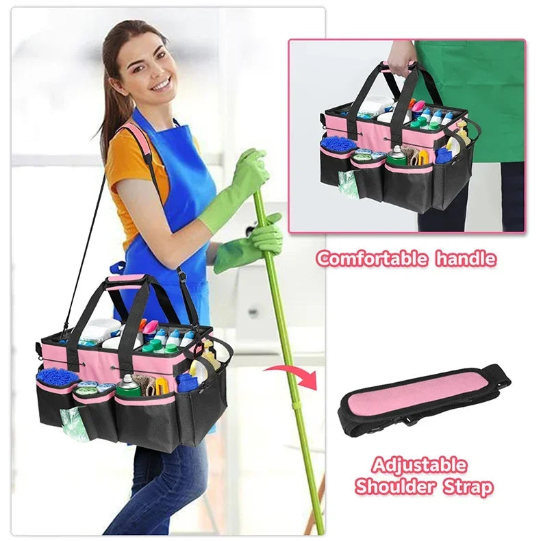 Multifunctional Tool Bag Cleaning Tools Storage Bag Waterproof and Wear-Resistant Large Capacity Oxford Cloth Storage Bags